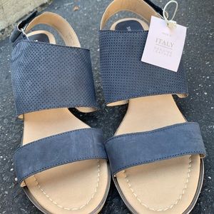 Sophia Milano Navy Sandal Heels